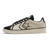 Joshua Vides X Converse Pro Leather Made In Studio Unisex Sneakers Cream Natural-Ivory Black A00713C