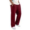 Men's Casual Loose Fit Wide Leg Travel Pants with Pockets Lightweight Straight Leg