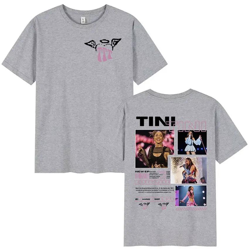 Rapper TINI TINI 2025 Graphic T Shirt Men Women Retro High Quality Fashion Tshirt Aesthetic Oversized Cotton Tshirts Streetwear
