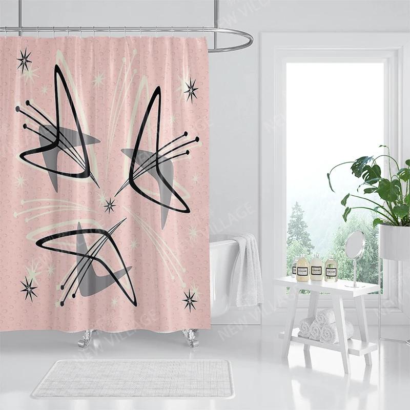 Waterproof Fabric Shower Curtains Bathroom Curtain Accessories Bath Curtain for Shower 180x200 240*200 Boho Decoration Abstract