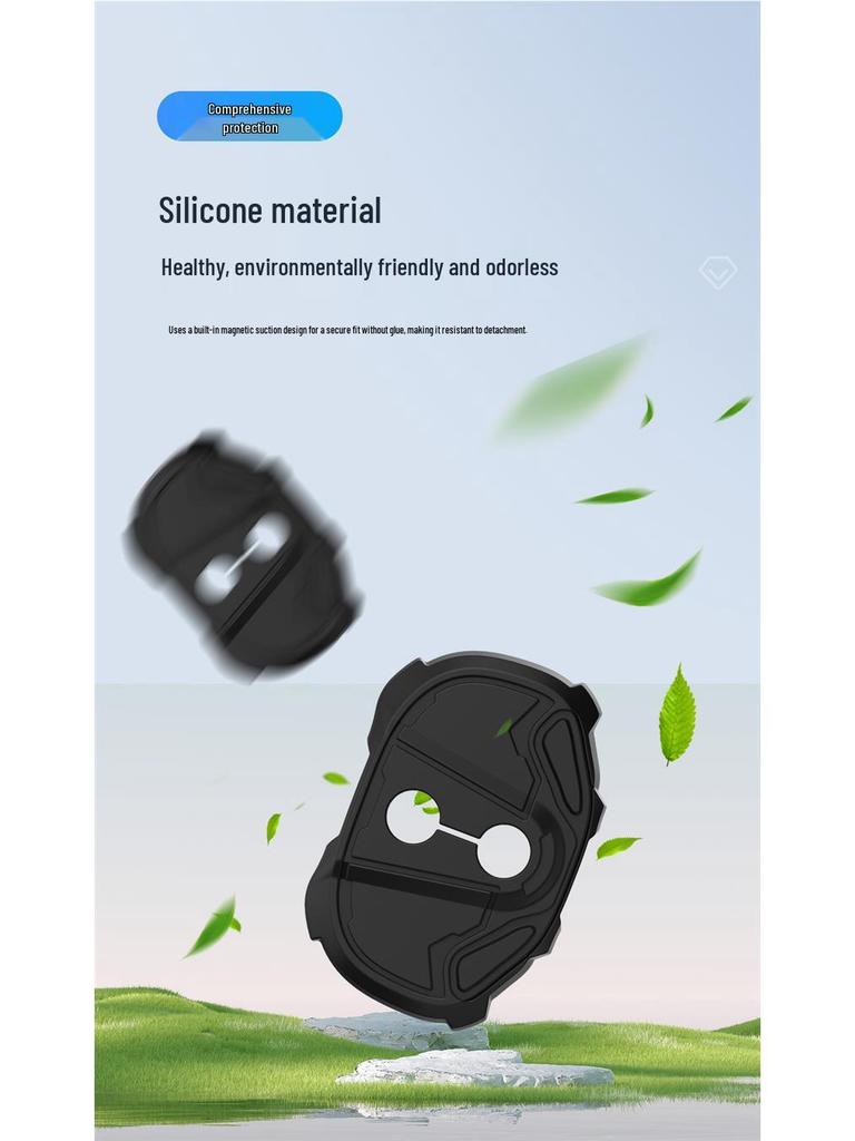 NIO Door Lock Buckle Protector: Thick Silicone Pad for Shock Absorption, Corrosion, and Rust Prevention.