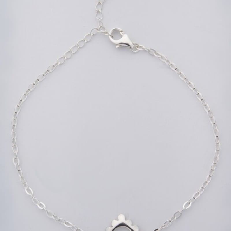 BELLOOGGI London Blue Topaz Moon Bracelet