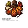 Wooden Serving Tray Large Octopus Shape Bread Fruit Platter Charcuterie Board Cheese Platter Food Dish for Kitchen