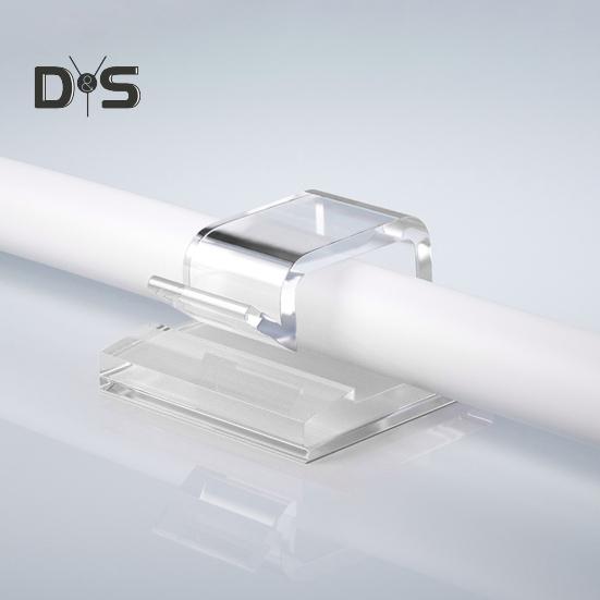 60Pcs Adhesive Cord Organizer Hooks Sticky Wire Holders Mini Size Multipurpose Transparent Cable Management Clips