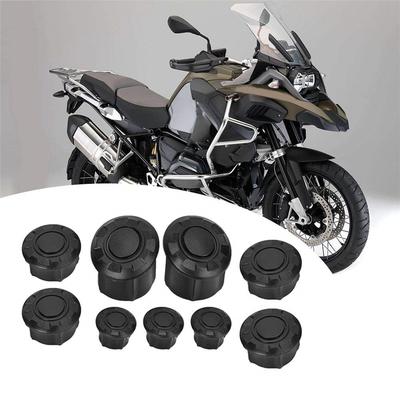 Krytky otvorů rámu motocyklu Sada zátek Dekor Pro BMW R1200GS LC 2014-2018 LC Adventure 2014-2018 R1250GS Adventure 2019