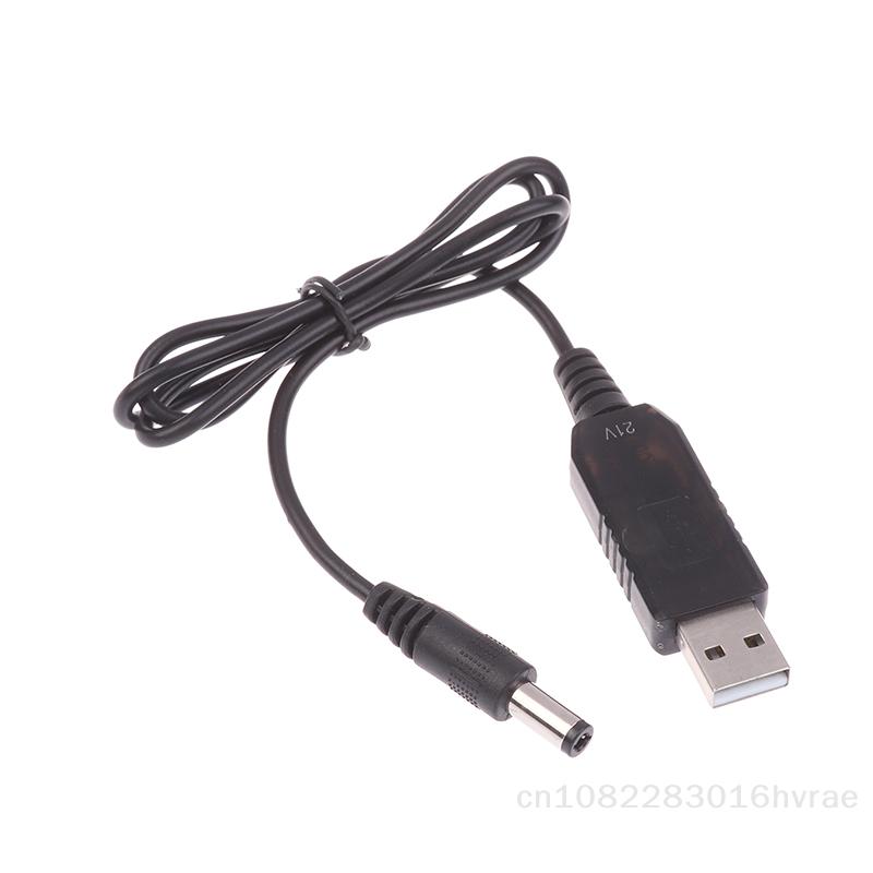 5V to 21V Boost Charger Cable - USB to DC Converter Cable for Lithium Battery Packs