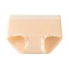 Antibacterial Seamless Extended Crotch Mid Waist Pure Cotton Womens Brief Underwear
