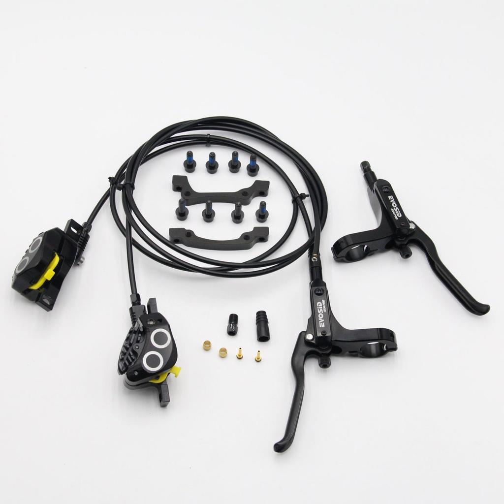 Freno a Disco Idraulico a Quattro Pistoni in Alluminio CNC EVOSID per Mountain Bike (DH/XC)