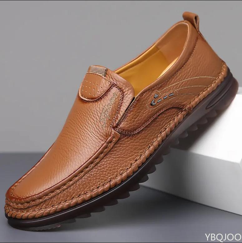 

Мужская весенне-осенняя модная универсальная обувь на мягкой подошве, противоскользящая, с низким вырезом, повседневная, минималистичная, удобная мужская обувь 40 коричневый