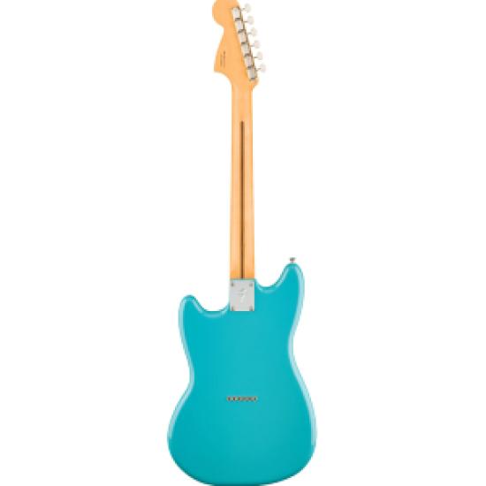 Fender Electric Guitar Player II Mustang®, Rosewood Fingerboard, Aquatone Blue with Soft Case