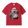 Xing Xing The Monkey Funny Meme T Shirts Men Clothing Fashion Cotton Short Sleeve T-shirt Unisex Retro Harajuku Oversized Tshirt