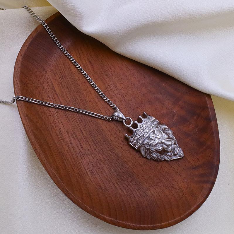 Source Hip Hop Stainless Steel Jewelry Boys Jewelry Lion Necklace Source Batch