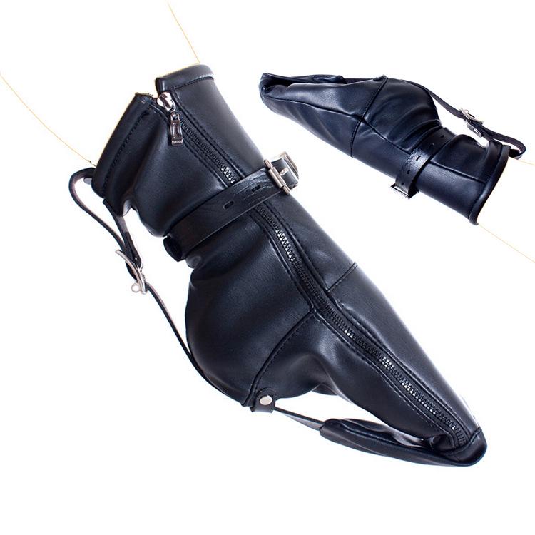 Aisile Women's High-End Leather Foot and Leg Restraint Bag