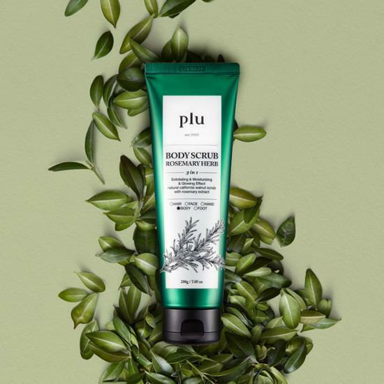 Plu Body Scrub Rosemary Herb 200g*2 Double Pack