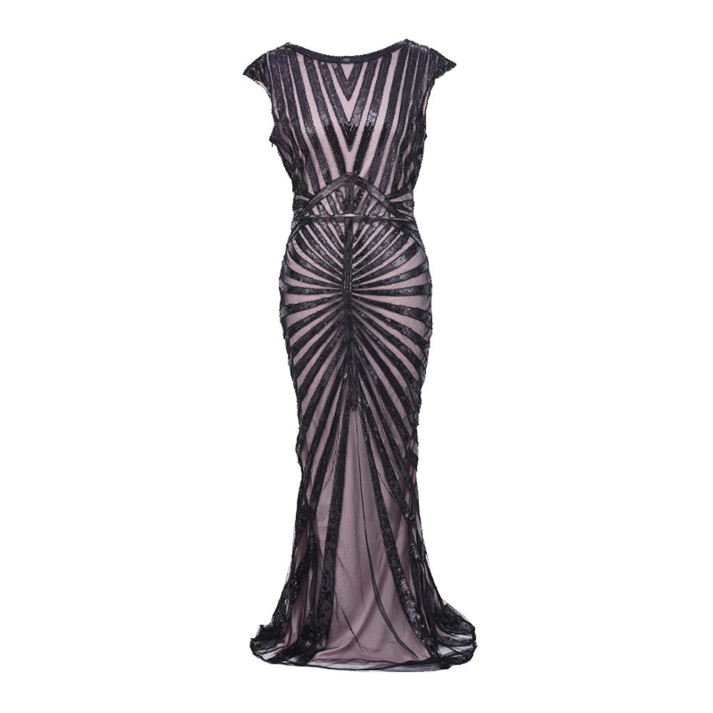 flapper evening dress