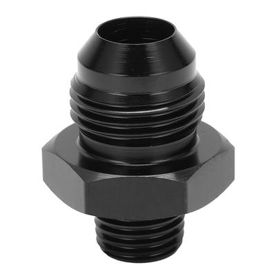 Fuel Line Straight Adapter 8 AN To 1 4 NPT Fluid Hose Fitting 6061‑T6 Aluminum Black Anodized