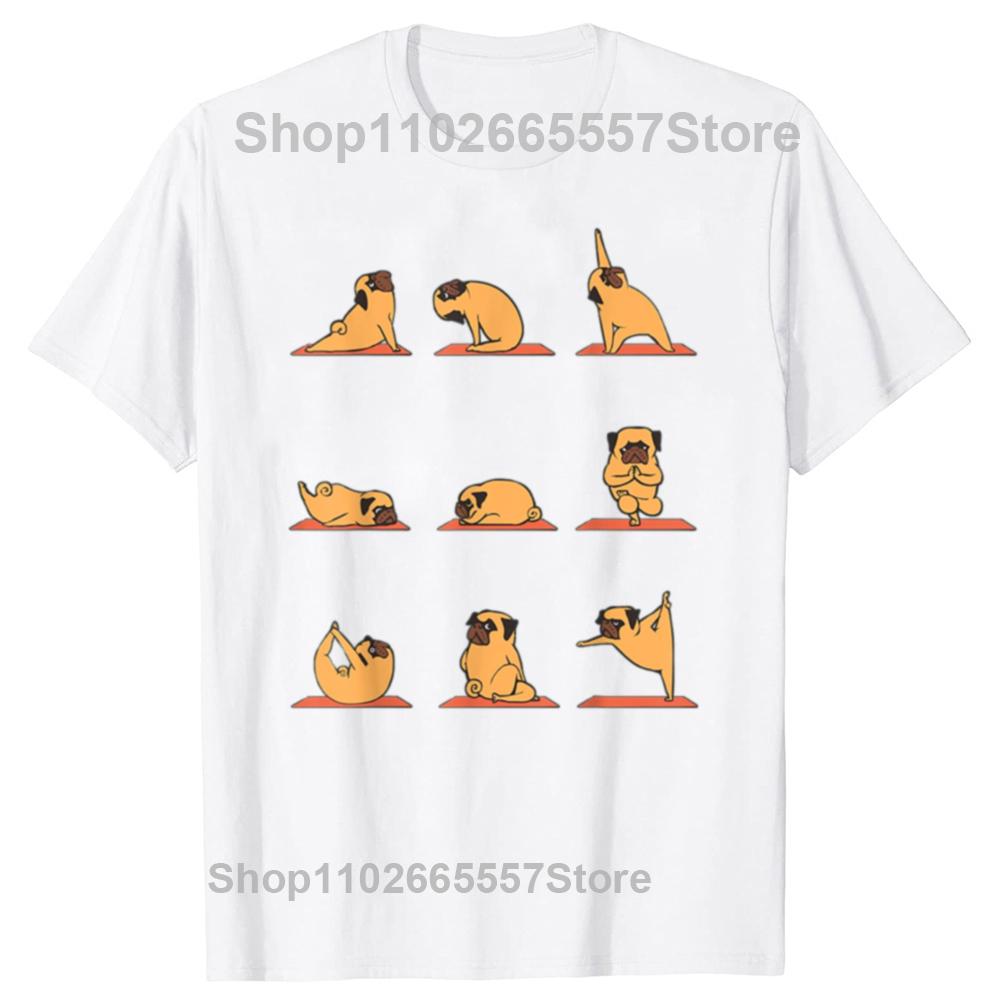 Funny Pug Love Cute Dog Lover Owner T Shirts Summer Graphic Cotton Streetwear Short Sleeve Birthday Gifts Tshirt Unisexs Clothing