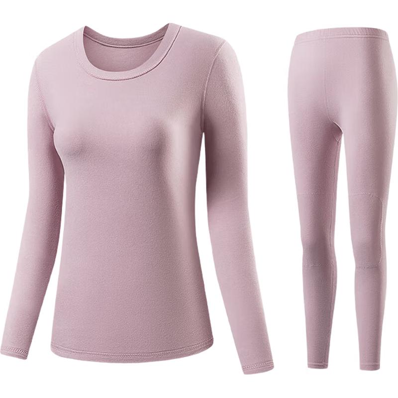 

Женский термокомплект HLA с круглым вырезом из двухстороннего флиса 230 г с шелковыми наколенниками L