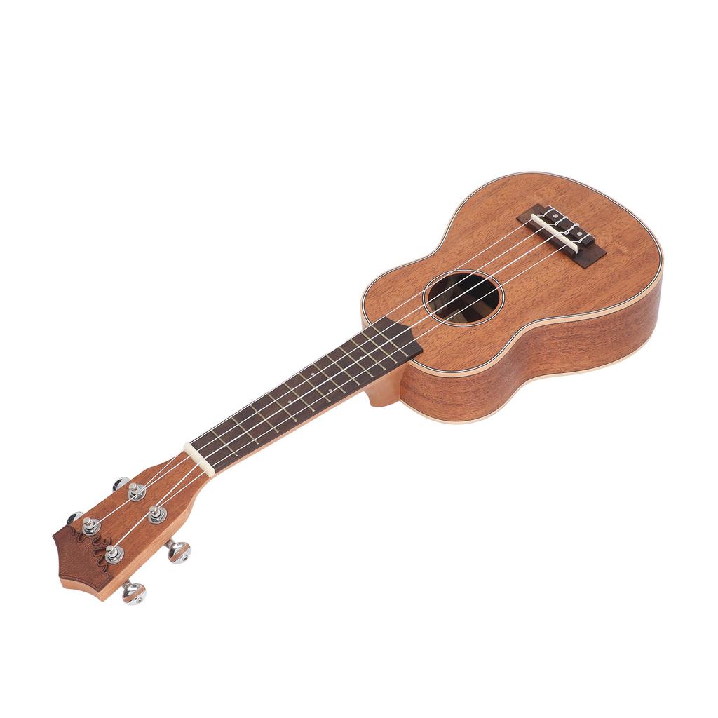 21in Ukulele Holz Tragbar 4 Saiten Mini Akustikgitarre für Anfänger Profis Saiteninstrument