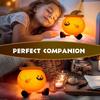 Pumpkin Night Lights Cute Soft Silicone Safe Lamp Timing Dimmable Bedside Decor Nightlight Cartoon Kids Halloween Birthday Gifts