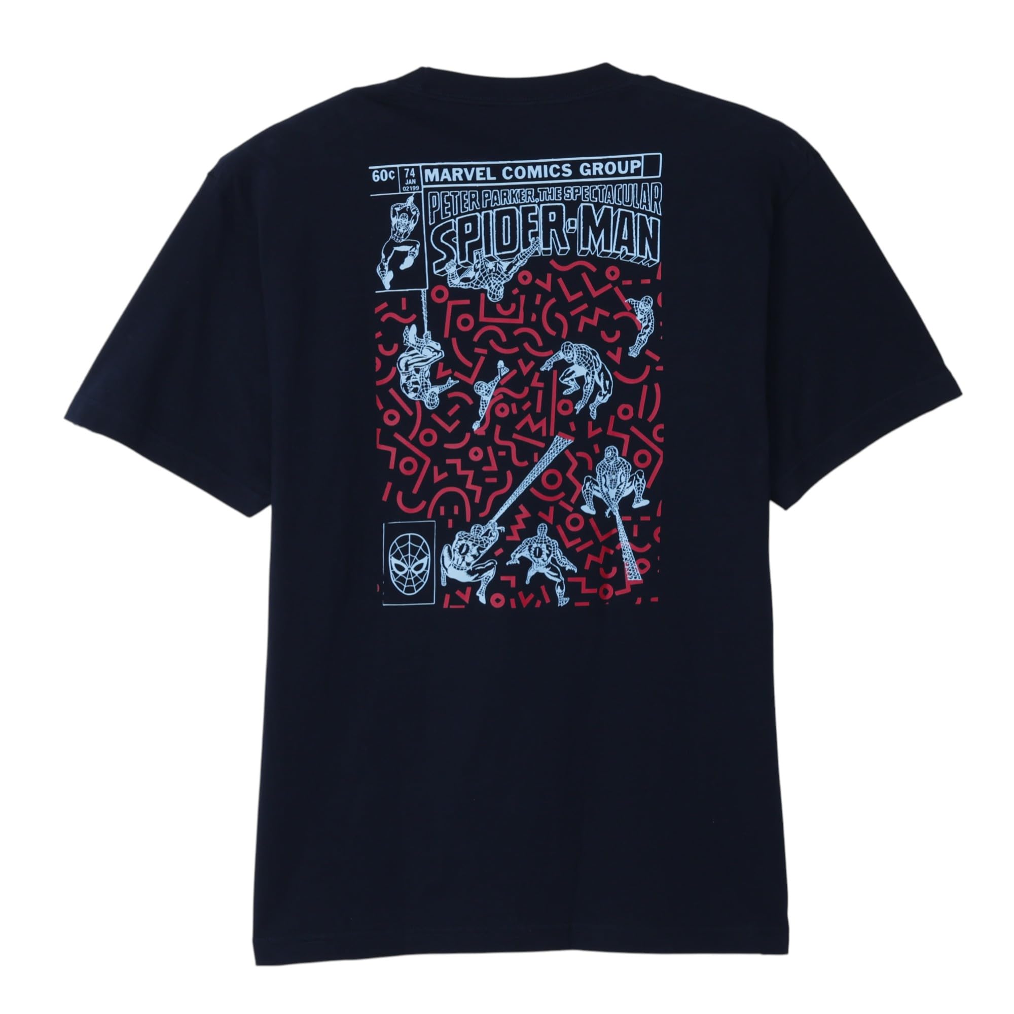 

Футболка двусторонняя Small Planet с принтом Marvel Человек-паук, большая, «День Человека-паука»