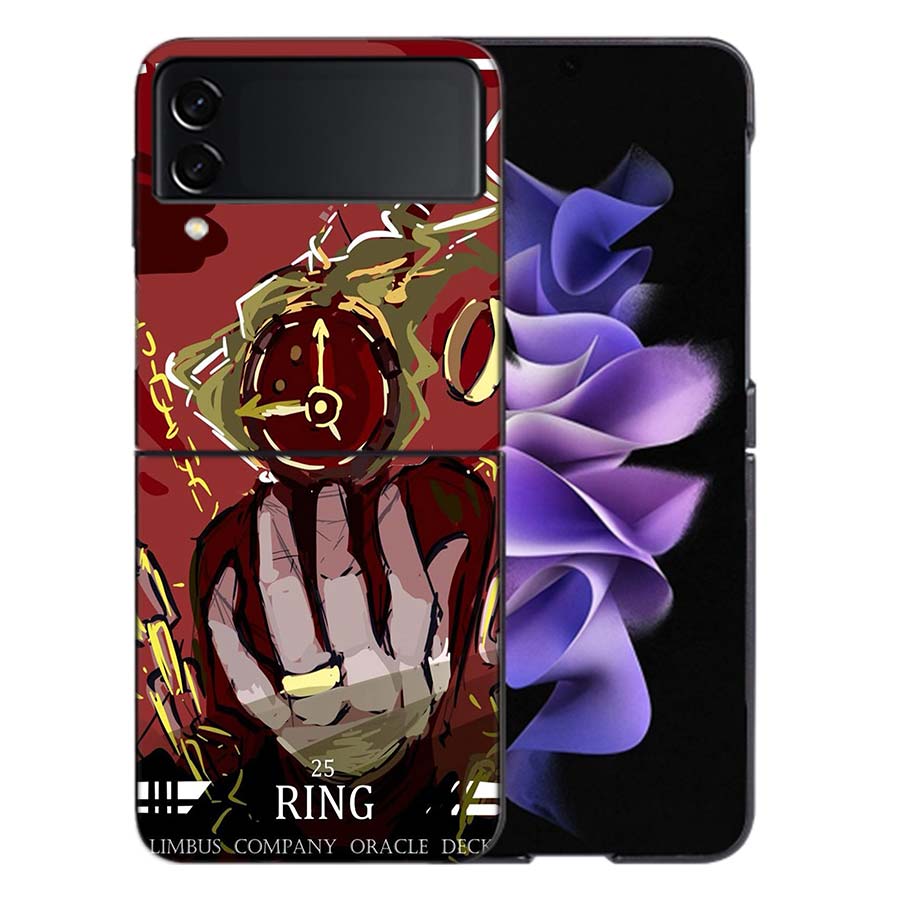 Game L-Limbus Company Coque For Samsung Z Flip7 6 Galaxy Case Shockproof Z Flip5 Z Flip3 4 5G Hard Cover Phone TPU PC Hard Fund