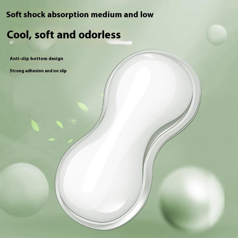 Mouse Pad With Wrist Rest, Keyboard Rest, Anti Slip Silicone Transparent Desktop Office Game Console, Mouse Wrist Rest