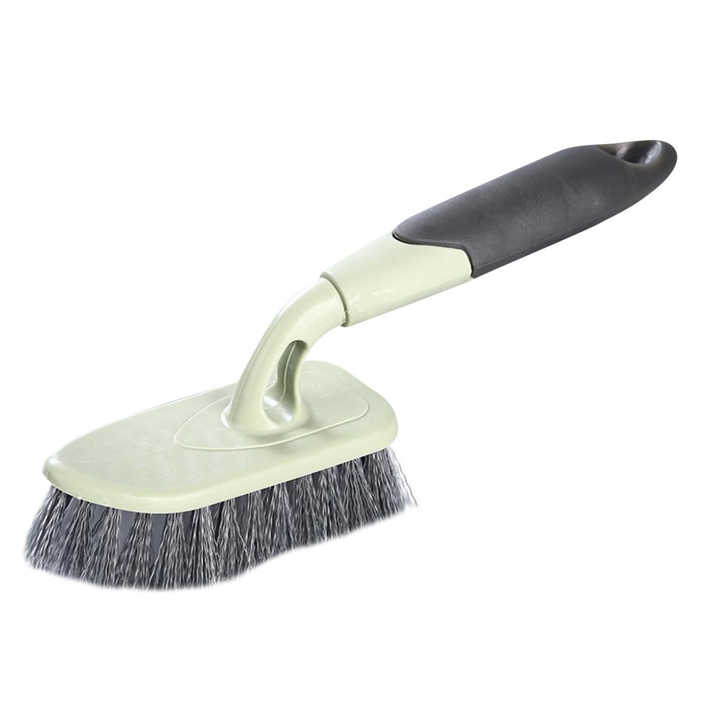 1pc Long Handle Toilet Wall Tile Cleaning Brush Scrub Hard Bristle Floor Brush For Bathroom Shower Sink Carpet Floor Remover Roller