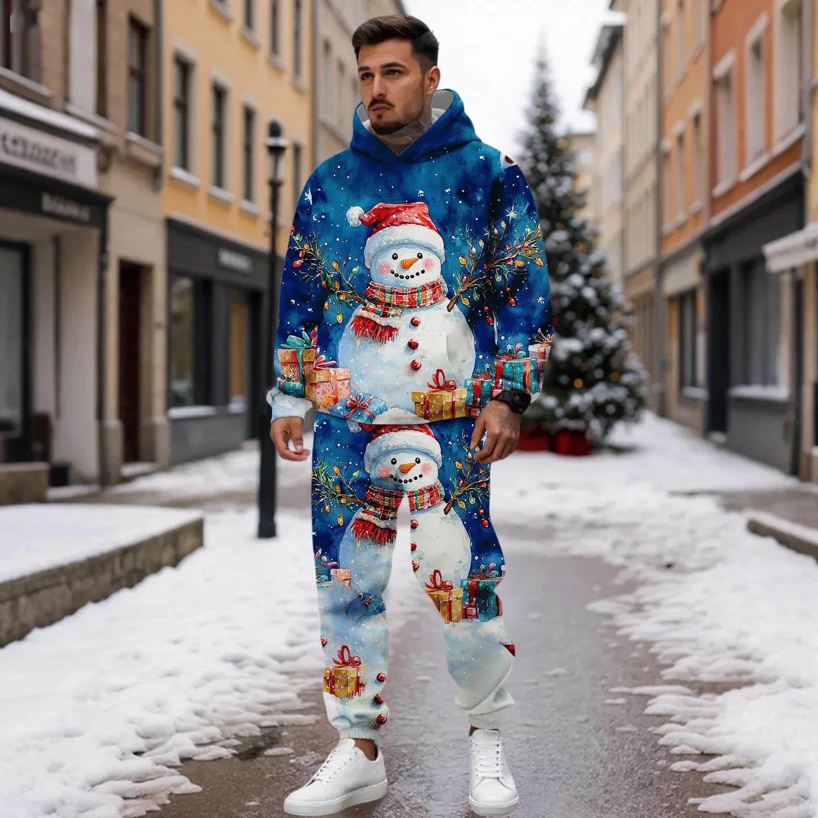 

Мужской повседневный спортивный флисовый пуловерный костюм однотонной расцветки XL арбуз красный