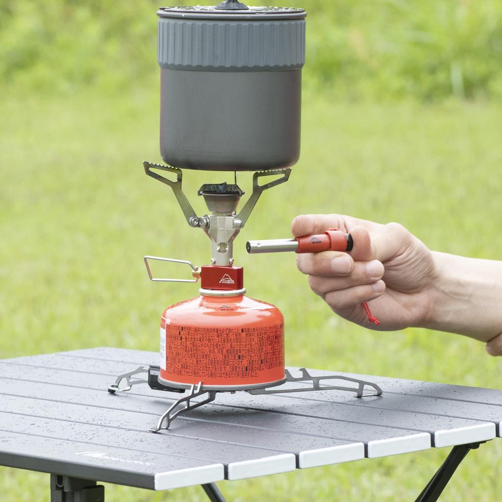 MSR Outdoor Burner/Stove Stabilizer, Foldable Canister Stand [Official Japanese Product] 36346
