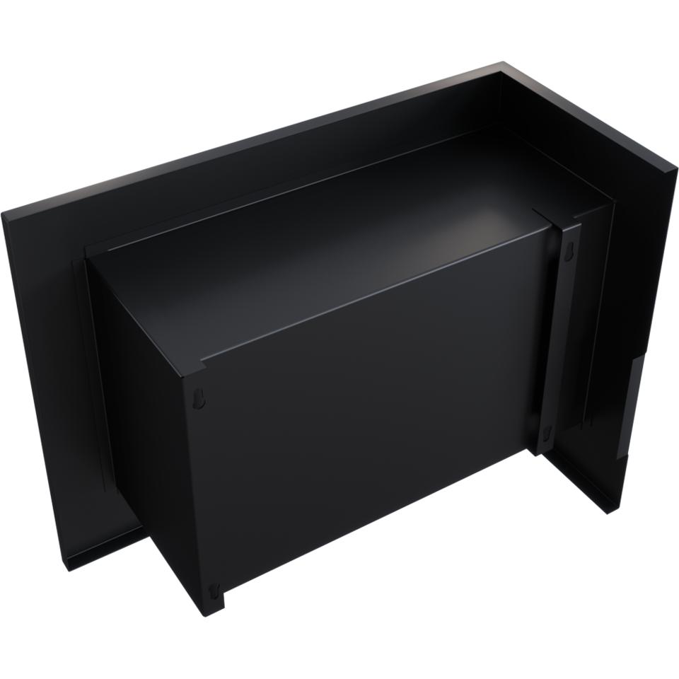 Chimenea de bioetanol izquierda con juego de piedras decorativas