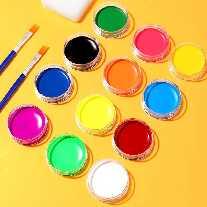 Halloween Face & Body Painting Water-Soluble Oil Paint Pigment for Kids' Stage Drama