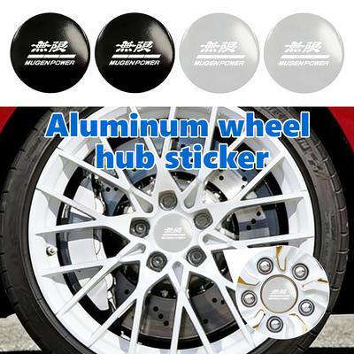 For 56mm Car Wheel Center Hub Caps Sticker Emblem Accessories Mugen DOHC Modulo Pilot Type-R Type-S VTEC INSPIRE