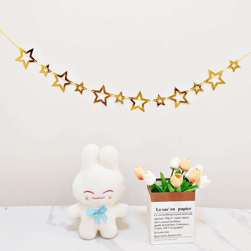 Colorful Happy Birthday Flag Decoration for Baby's First Birthday Photoshoot