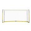 Soccer Goal 3.6 x 1.8 m Soccer Net for Backyard Collapsible Base Yellow, Portable & Quick Setup, with Metal Base, Carry Bag, Ground Stakes, for Youth