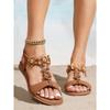 Women's Summer New Fashion Sandals Comfortable Beach Beach Flat Versatile Sandals