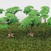 Simulation Trees Miniature Model Trees Green Scenery Landscape Model Trees for Dioramas, DIY Crafts, Dollhouse Decor