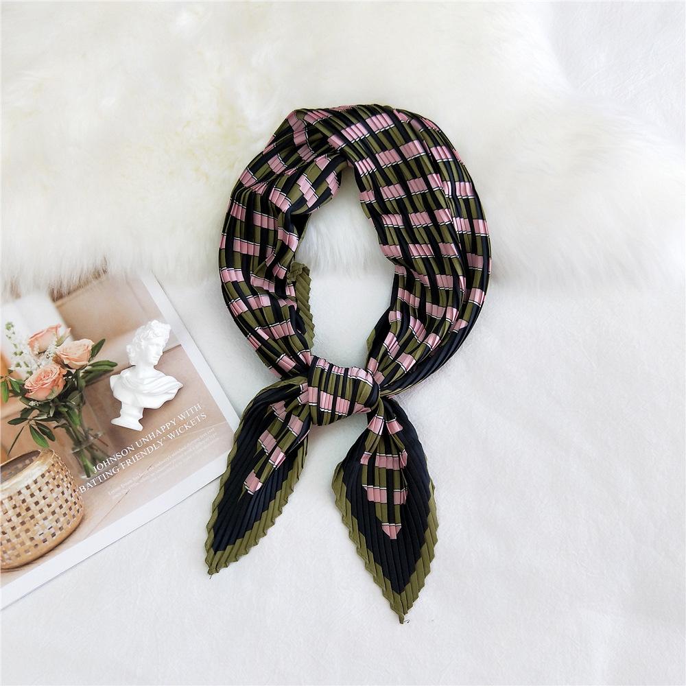 Fashion Decoration Scarf Hairband Tie Hair 70 Small Square Scarf Silk Scarf Women'S Spring And Autumn Versatile Small Scarf Professional Scarf