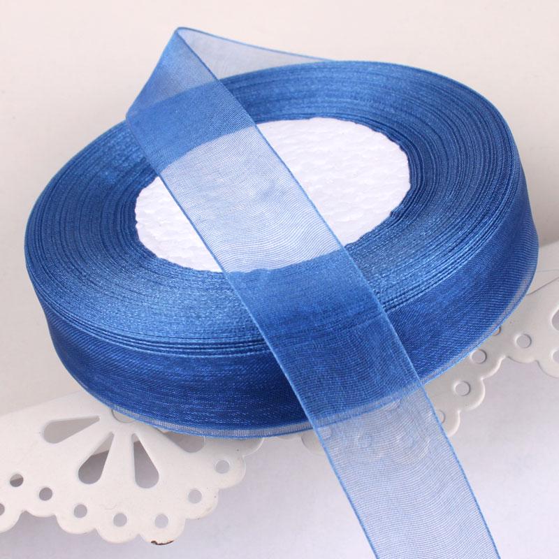 2cm Transparent Gauze Ribbon for Gift Boxes, Cake Decorations, Headbands, and Dance Streamers