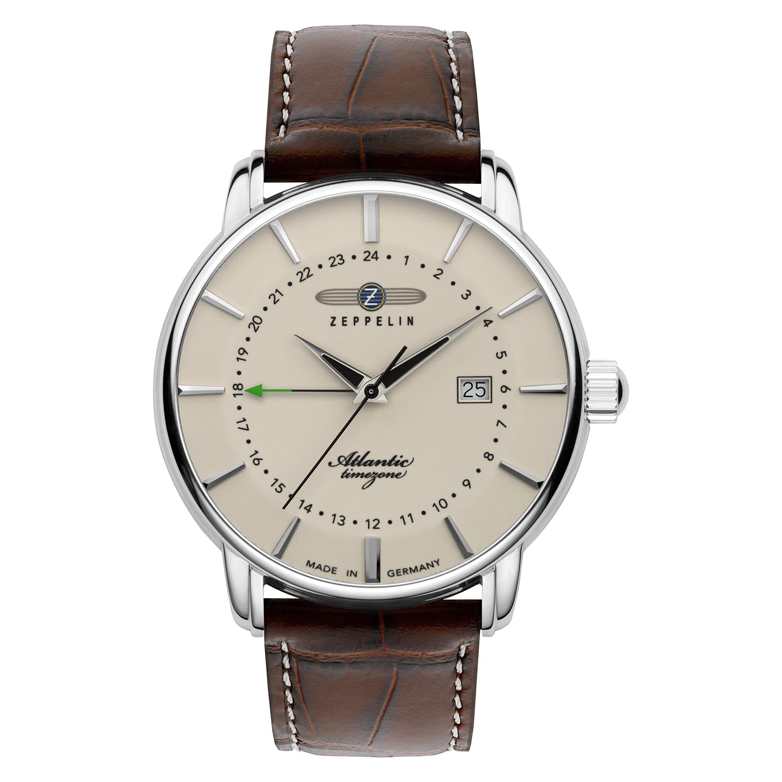 

Повсякденний годинник Atlantic Brown [Zeppelin] 8442-5 чоловічий [арт.] бежевий
