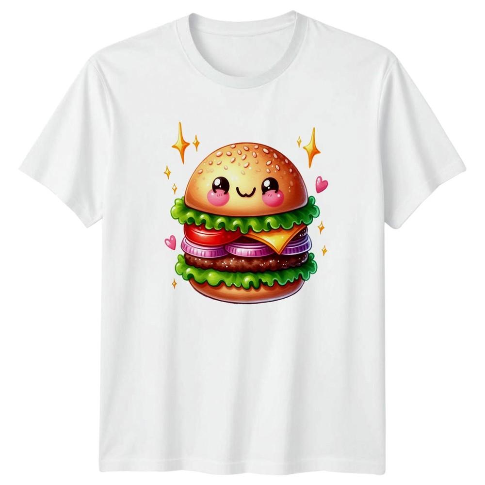 My Happy Kawaii Burger Love TShirt Kawaii Food Fast Food Birthday Gift S
