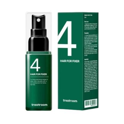 TREATROOM Hair-Fix Spray Utrwalający – Długotrwałe Utrwalenie, Kontrola Puszenia się i Wilgoci, K-Beauty Utrwalacz do Stylizacji, 50ml