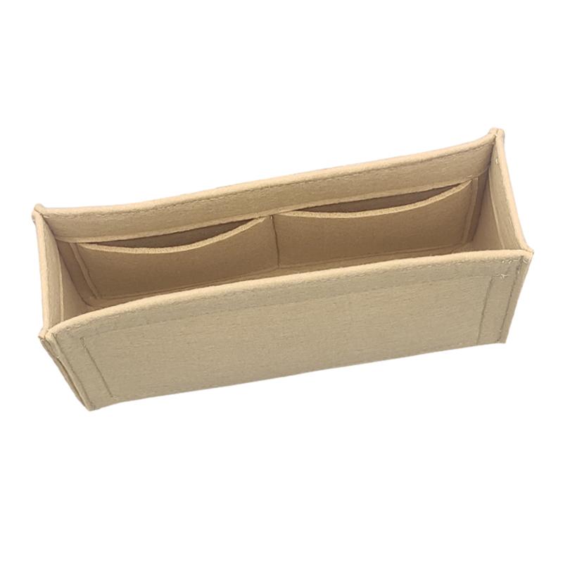 EverToner Inner Purse Fits For Leboy S M L Flap Insert Bag Organizer Makeup Handbag Portable Cosmetic Bags Base Shaper