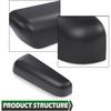 GRAND ORANGE 2 Peças Tampas de Espelho Retrovisor Compatíveis com Ford F150 2009-2014, 9L3Z17D743BAPTM, 9L3Z17D742BAPTM, Preto Primer Lado Esquerdo e Direito Espelho Retrovisor