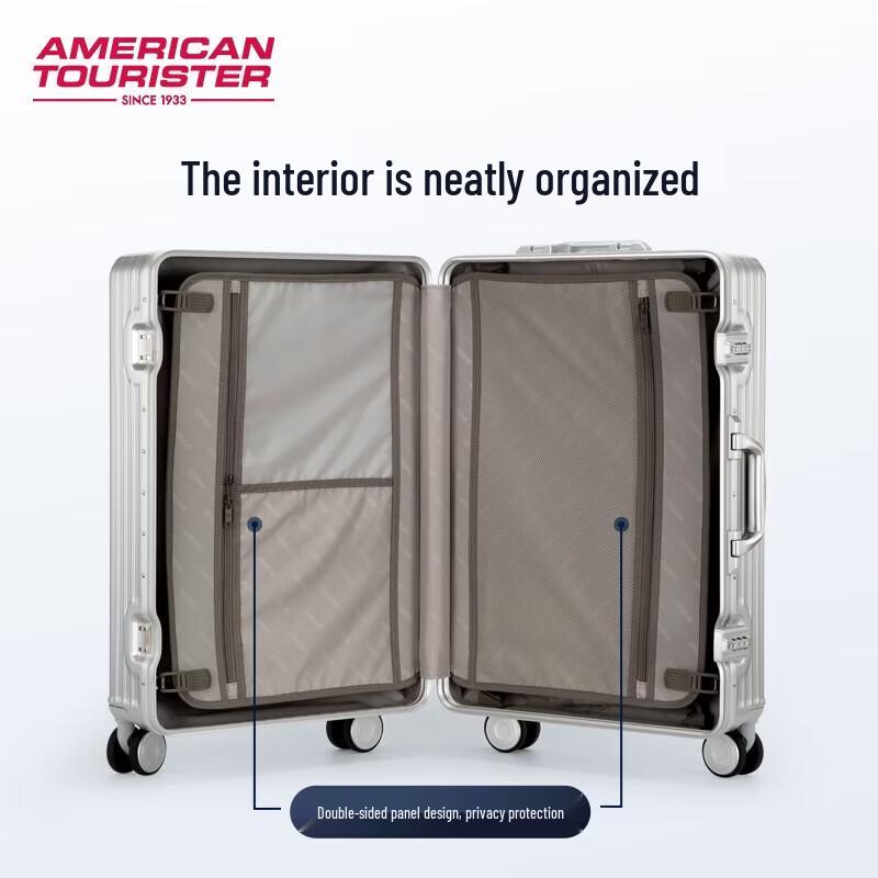 American Tourister TY1 20-inch Titanium Aluminum Frame Spinner Luggage