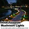 Waterproof Design Solar LED String Lights 3.5/3.8/5m Color Changing Mushroom Solar Lights Mini Mushroom Lights LED Solar Lamps