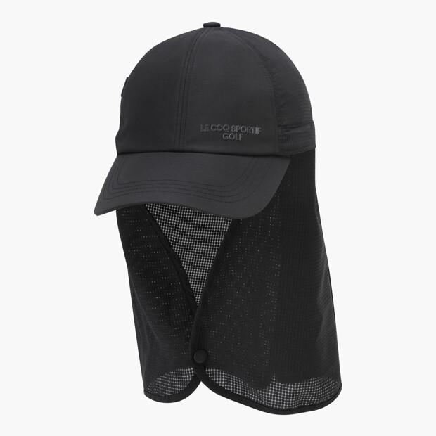 LECOQ GOLF Men'S 2-Way Sun Guard Ball Cap _Blck Gr121Mcp31