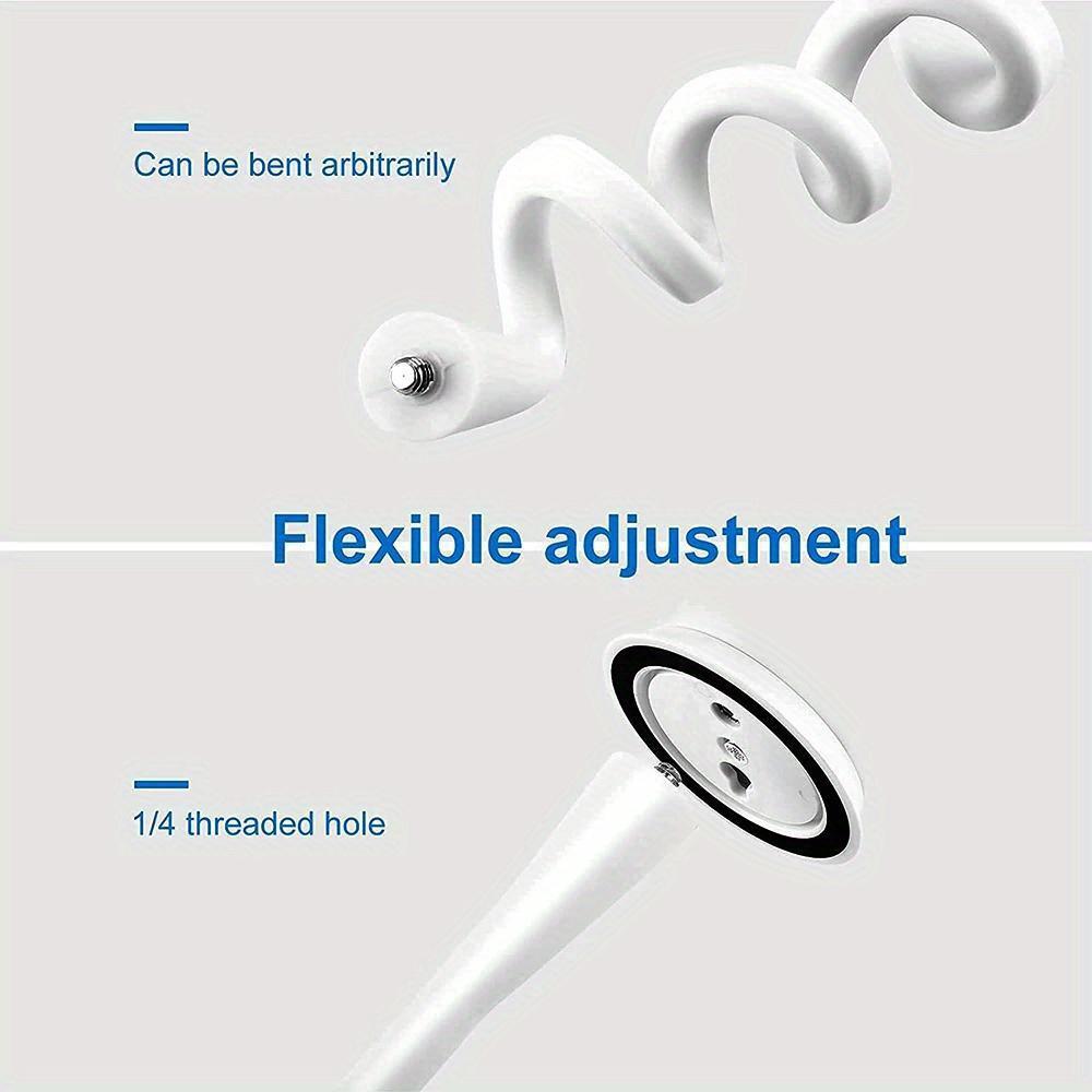 Camera Holder Stand Monitor Wall Mount Silica Gel Bracket Hole-Free Cradle Rod Hose Holder Flexible Twist Mounting