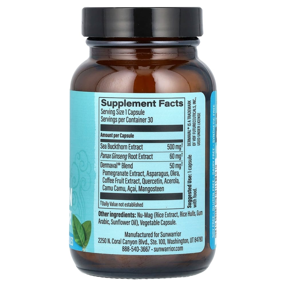 Sunwarrior Collagen Protector Veggie Capsules, 30 Count