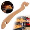 Ofengriffe Holz Toasterständer Griffe S-förmiges Design Hitzebeständig Verbrühungsschutz Offenes Munddesign Küchenwerkzeuge